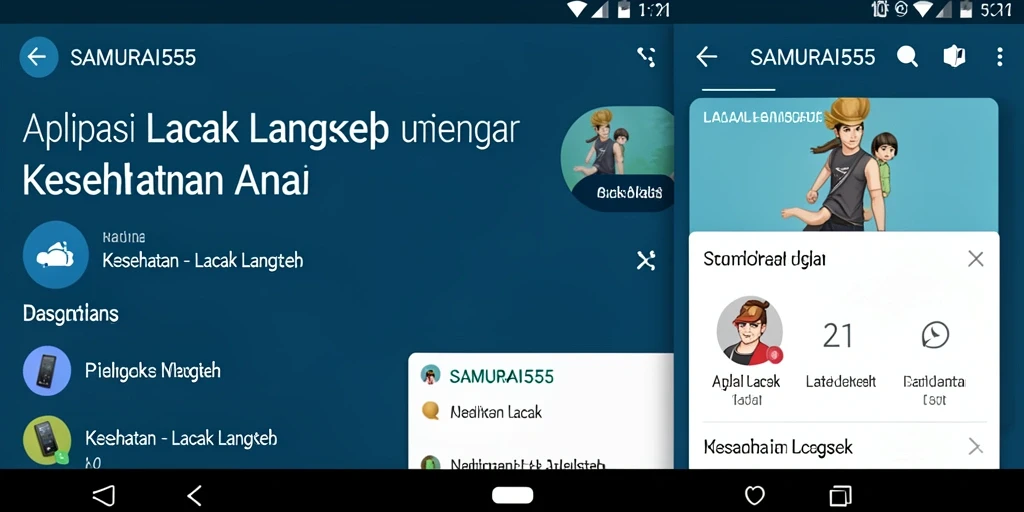Tampilan antarmuka SAMURAI555 yang intuitif dan informatif.